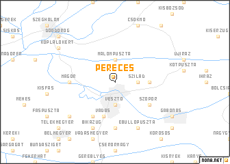 map of Pereces