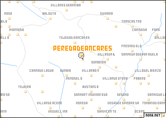 map of Pereda de Ancares