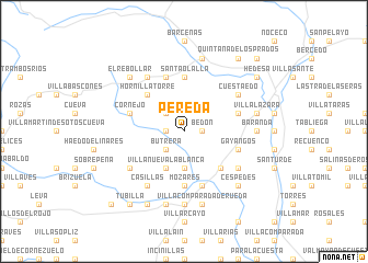 map of Pereda