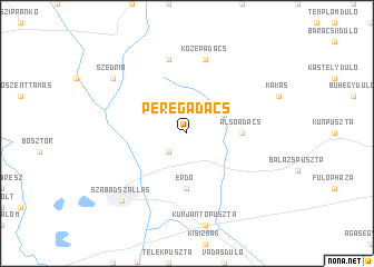 map of Peregadacs