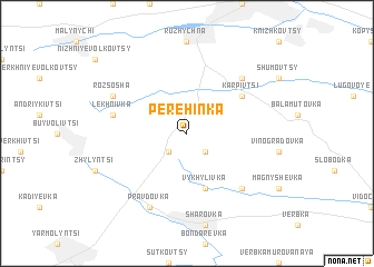 map of Perehinka