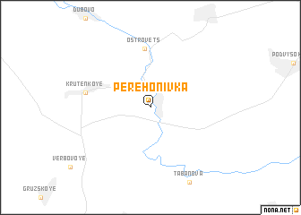 map of Perehonivka