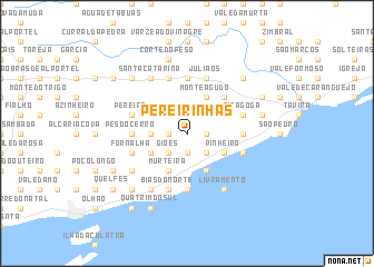 map of Pereirinhas