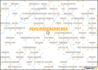 map of Pereiro de Agrações