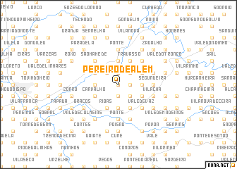 map of Pereiro de Além