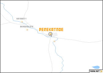 map of Perekatnoe