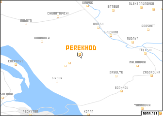map of Perekhod