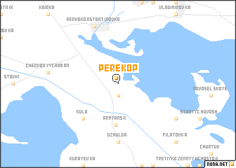 map of Perekop