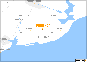 map of Perekop