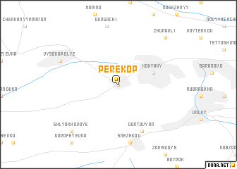 map of Perekop