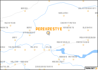 map of Perekrestʼye