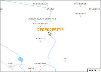 map of Perekrestʼye