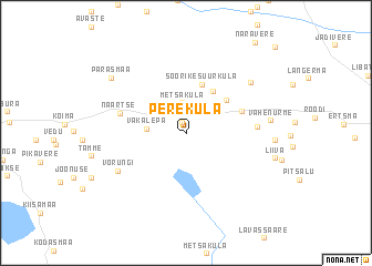 map of Pereküla