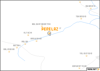 map of Perelaz