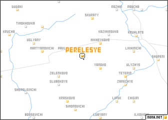 map of Perelesʼye