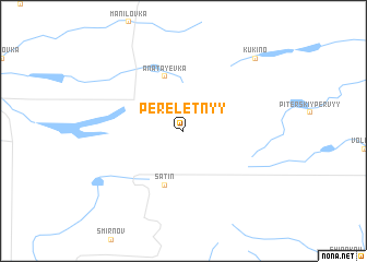 map of Pereletnyy