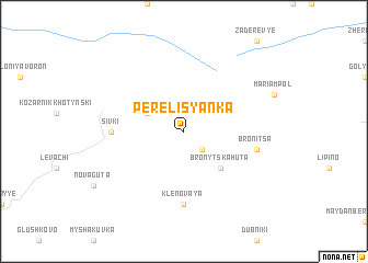 map of Perelisyanka