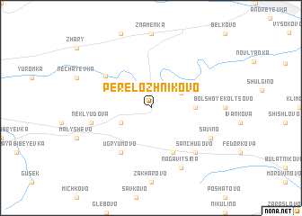 map of Perelozhnikovo