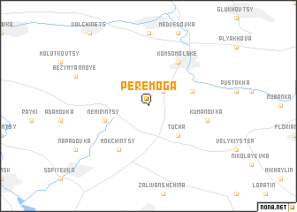 map of Peremoga