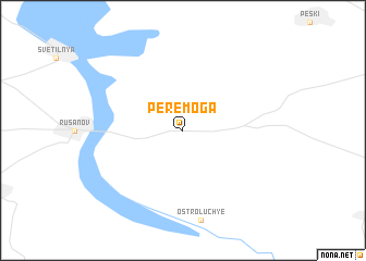 map of Peremoga