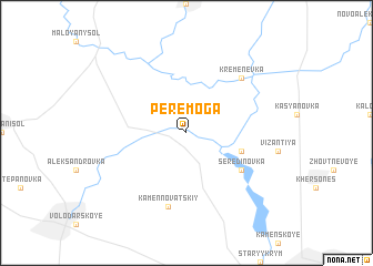 map of Peremoga