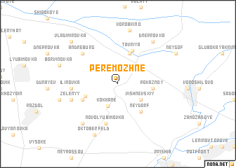 map of Peremozhne