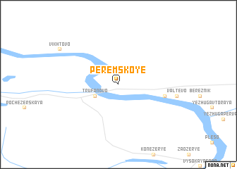 map of Peremskoye