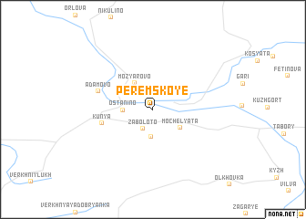 map of Peremskoye