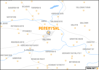 map of Peremyshl\