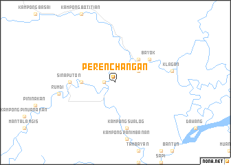 map of Perenchangan