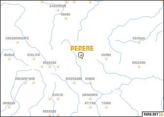 map of Perene
