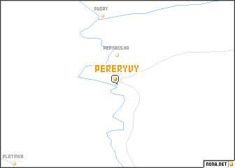 map of Pereryvy