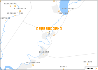 map of Peresadovka