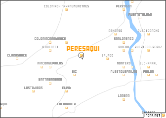 map of Peresaqui