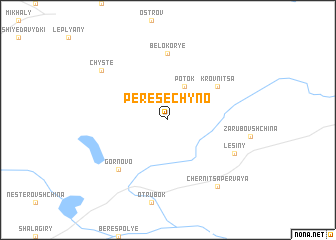 map of Peresechyno