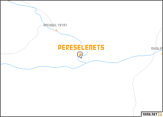 map of (( Pereselenets ))