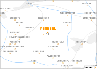 map of Peresel