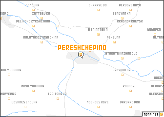 map of Pereshchepino