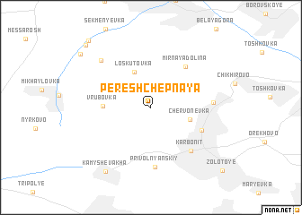 map of Pereshchepnaya