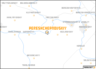 map of Pereshchepnovskiy