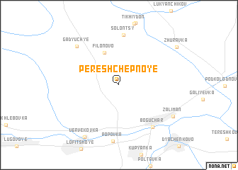 map of Pereshchepnoye