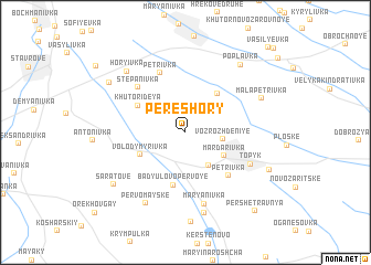 map of Pereshory