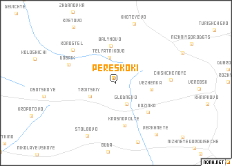 map of Pereskoki