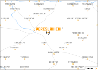 map of Pereslavichi