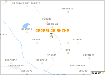 map of Pereslavishche