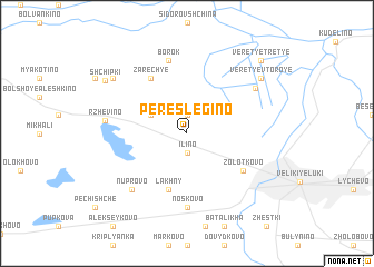 map of Pereslegino