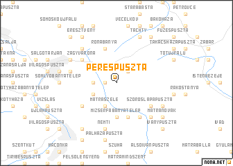 map of Perespuszta