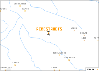 map of Perestanets