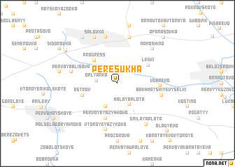 map of Peresukha