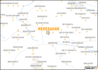 map of Peresukha